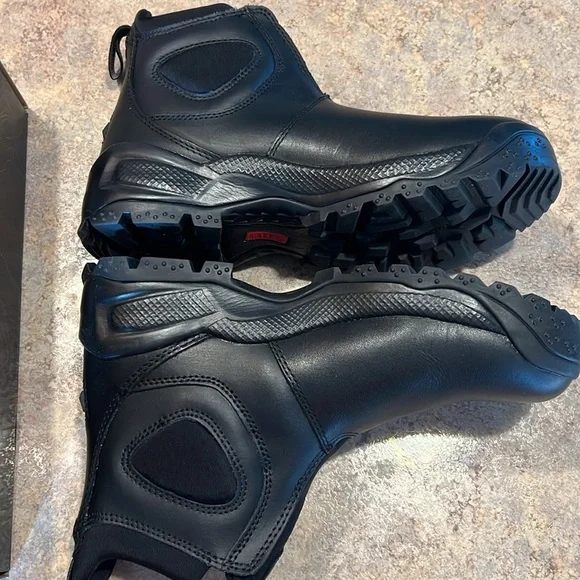 NIB NEW Mens Size 9 5.11 Black Leather Work Boots - Picture 5 of 9